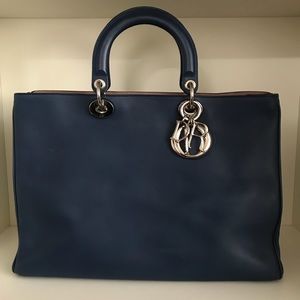 Christian Dior Large Calfskin Diorissimo bag